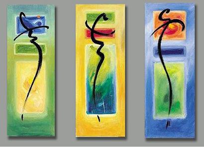 Dafen Oil Painting on canvas abstract -set154